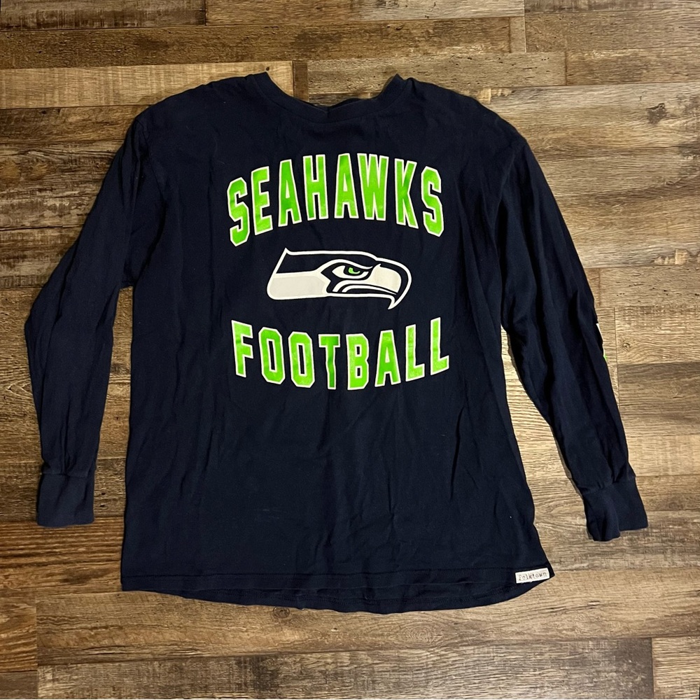 Custom Seahawks Long Sleeve Tee